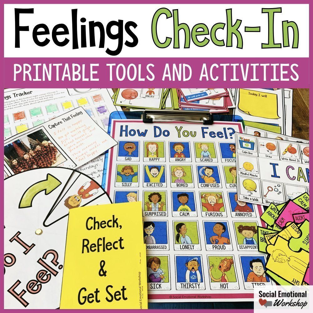 Feelings Check-In Printable Tools and Activities